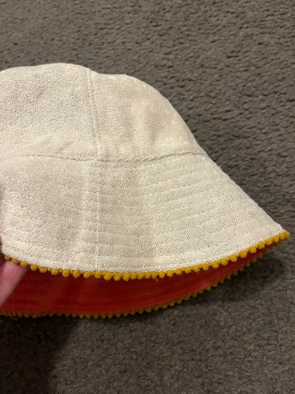 Natural Life Terrycloth Reversible Bucket Hat NWT